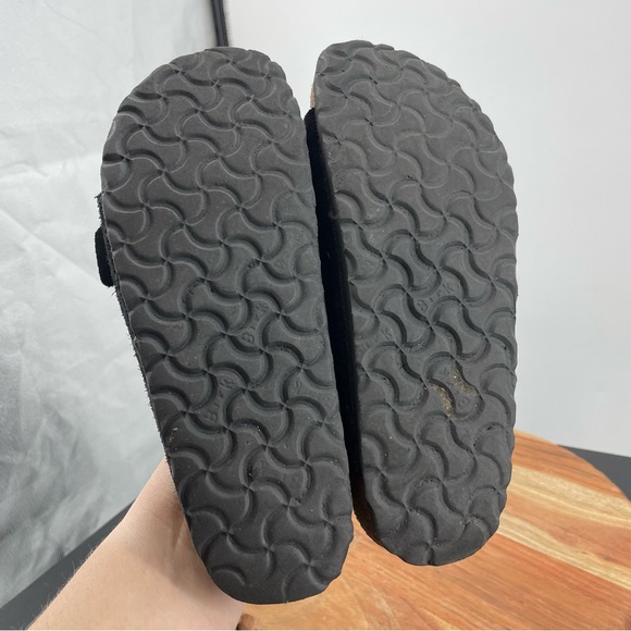 BIRKENSTOCK ARIZONA BLACK SUEDE SANDALS WITH SOFT FOOTBED in WOMEN’S SIZE 38/7 - Picture 5 of 5